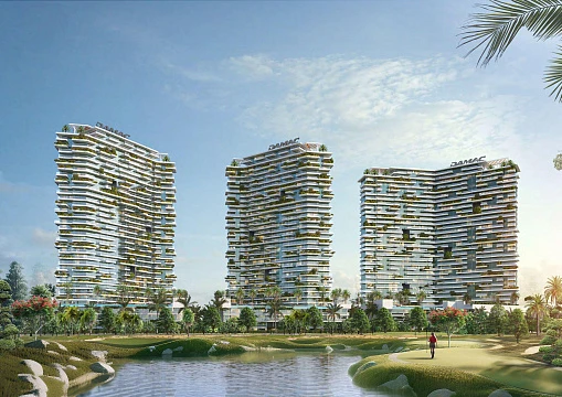 Новые апартаменты в жилом комплексе премиум класса Golf Green с богатейшей инфраструктурой, район DAMAC Hills, Дубай, ОАЭ