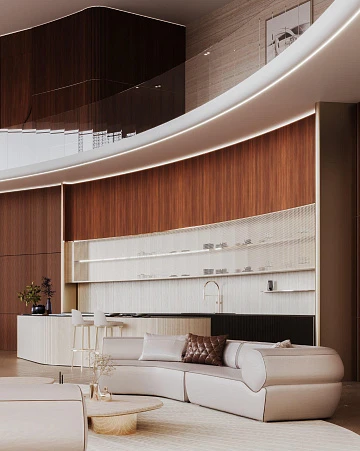 Новая высотная резиденция Mercedes Benz Residence с бассейнами в центре Downtown Dubai, ОАЭ