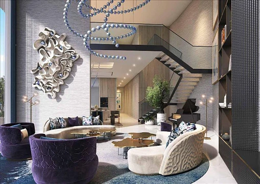 Стильная высотная резиденция Canal Heights в престижном деловом районе Business Bay, Дубай, ОАЭ