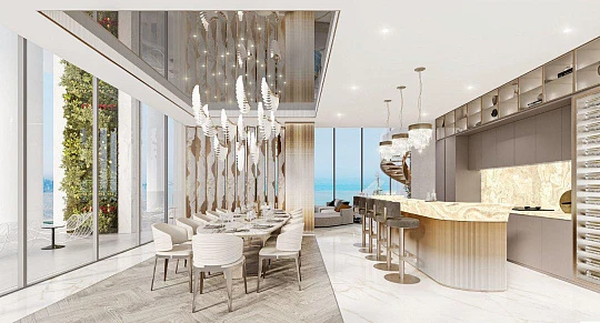 Новая высотная резиденция Sapphire с бассейнами, спа-центром и коворкингом рядом с каналом и автомагистралью, Al Safa, Дубай, ОАЭ