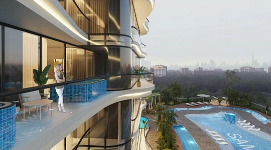 Новая резиденция Barari Views с бассейном и тренажерным залом, Majan, Дубай, ОАЭ