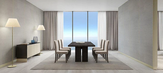 Новая резиденция Armani Beach Residences с собственным пляжем и бассейнами, Palm Jumeirah, Дубай, ОАЭ