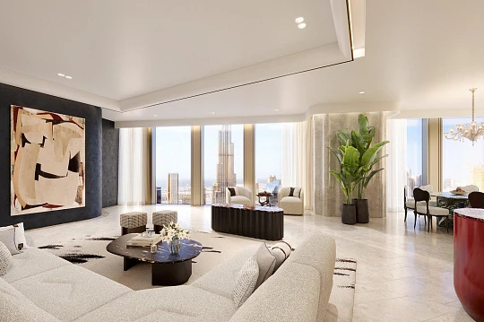 Элитная резиденция Baccarat Residences в самом центре района Downtown Dubai, Дубай, ОАЭ