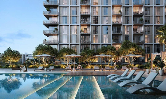 Новая резиденция Aeon с пляжем и панорамным видом рядом с яхт-клубом и Даунтаун Дубай, Creek Harbour, Дубай, ОАЭ