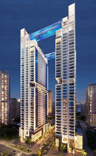 Виллы с видом на город, море и озёра, в комплексе Sky Villas с развитой инфраструктурой, JLT, Дубай, ОАЭ