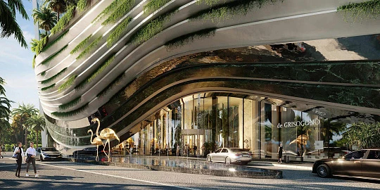 Футуристический жилой комплекс Safa Two с дизайнерской отделкой, Business Bay, Дубай, ОАЭ