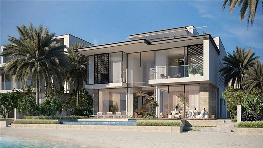 Новый комплекс уникальных вилл Beach villa на берегу моря, Palm Jebel Ali, Дубай, ОАЭ