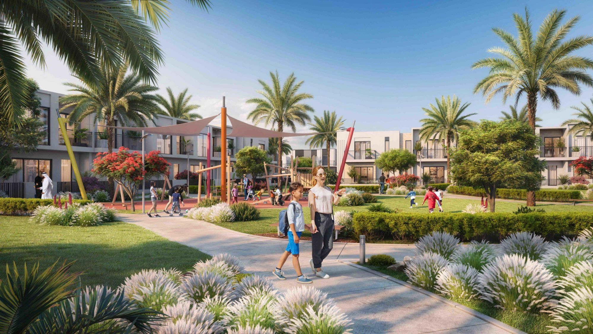 Виллы в жилом комплексе Greenview среди зеленых парков и рядом с гольф-клубом, район Emaar South, Дубай, ОАЭ