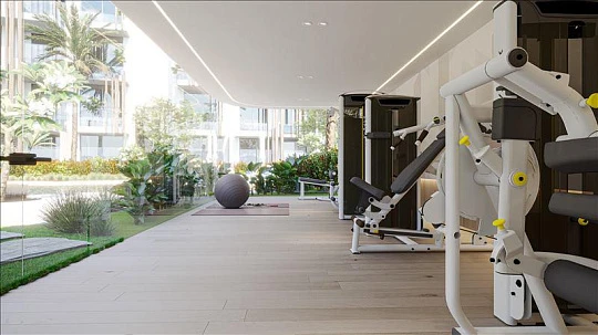 Новая малоэтажная резиденция Beverly Residence 2 с бассейном и зонами отдыха, JVT, Дубай, ОАЭ