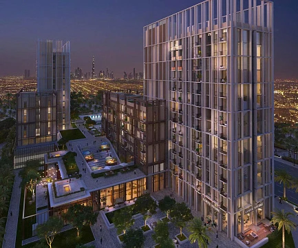 Жилой комплекс с просторными апартаментами, с местами для работы и отдыха, в экологичном районе Dubai Hills, Дубай, ОАЭ