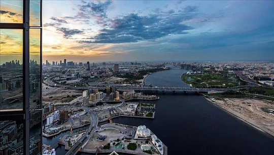 Новая резиденция Al Jaddaf с бассейном, охраной и коворкингом, Jaddaf Waterfront, Дубай, ОАЭ