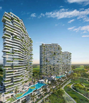 Новые апартаменты в жилом комплексе премиум класса Golf Green с богатейшей инфраструктурой, район DAMAC Hills, Дубай, ОАЭ