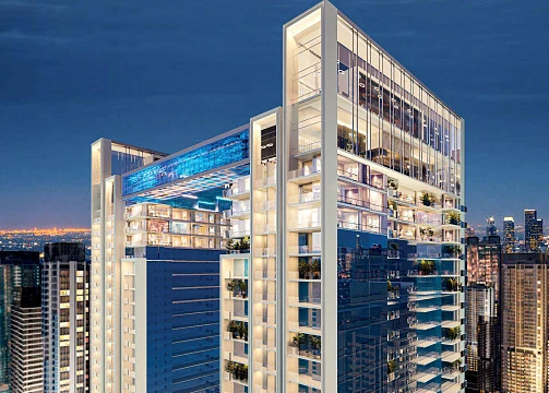 Виллы с видом на город, море и озёра, в комплексе Sky Villas с развитой инфраструктурой, JLT, Дубай, ОАЭ