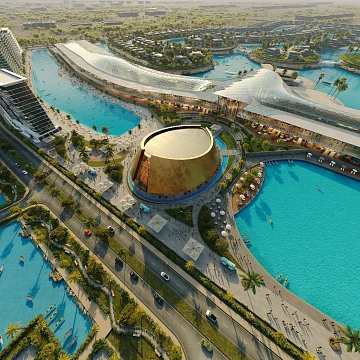 Жилой мегакомплекс с новым оперным театром и развитой инфраструктурой, рядом с лагунами и пляжем, Dubai South, Дубай, ОАЭ