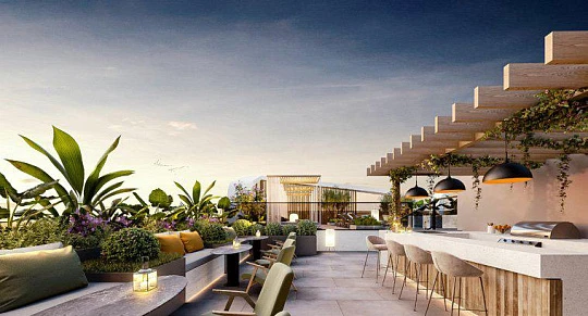 Новая резиденция Weybridge Gardens с бассейном, садами и коворкингом рядом с автомагистралью, Dubailand, Дубай, ОАЭ