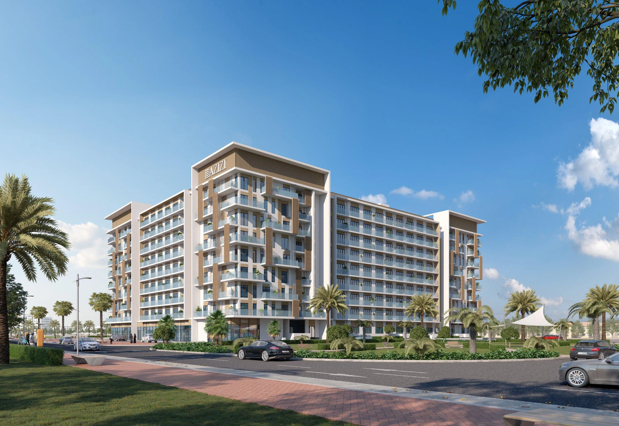 Новая резиденция Beach Oasis 2 с бассейном и искусственным пляжем, Dubai Studio City, Дубай, ОАЭ Новая резиденция Beach Oasis 2 с бассейном и искусственным пляжем, Dubai Studio City, Дубай, ОАЭ