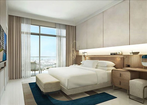 Резиденция Marriott Residences с бассейном и фитнес-центром, Al Barsha South, Дубай, ОАЭ