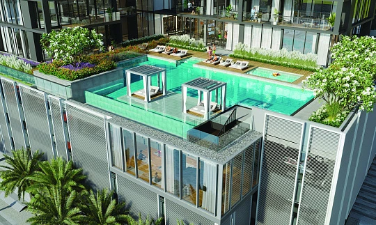 Новая резиденция Crestmark на берегу канала, рядом с достопримечательностями, Business Bay, Дубай, ОАЭ