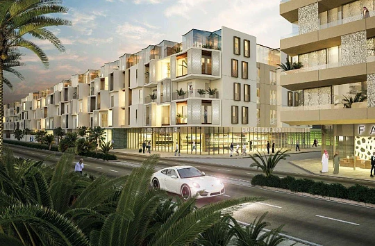 Большая охраняемая резиденция Mirdiff Hills с бассейнами и элитным отелем рядом с аэропортом и станцией метро, Mirdiff, Дубай, ОАЭ