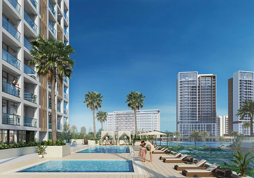 Новая резиденция Riviera IV с пляжами и садами в центре города, MBR City, Дубай, ОАЭ