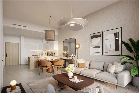 Новая малоэтажная резиденция Riviera Chalet с бассейнами, JVC, Дубай, ОАЭ