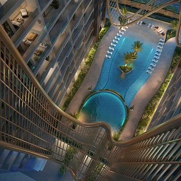 Новая высотная резиденция Sky Hills с бассейнами недалеко от Бизнес-Бэй и Дубай Марина, Al Barsha, Дубай, ОАЭ