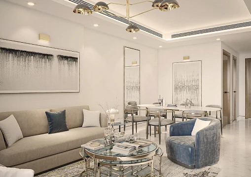 Новая резиденция Cresswell Residences с бассейном и садом рядом с аэропортом, Dubai South, Дубай, ОАЭ