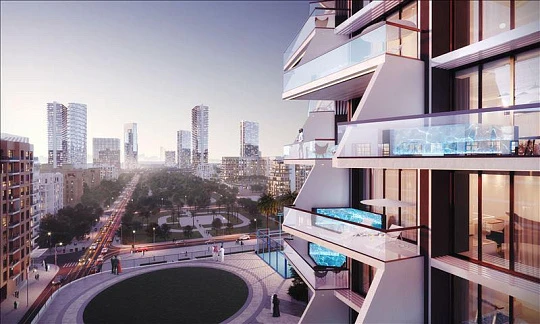 Новая высотная резиденция Phantom с бассейнами в престижном районе JVC, Дубай, ОАЭ
