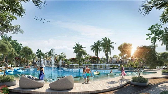 Новая резиденция Mykonos с пляжем и зонами отдыха, Damac Lagoons, Дубай, ОАЭ