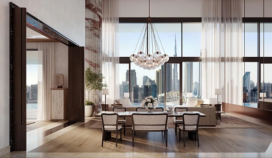 Новый высотный комплекс апартаментов с собственными бассейнами и панорамными видами Vela Viento, Business Bay, Дубай, ОАЭ