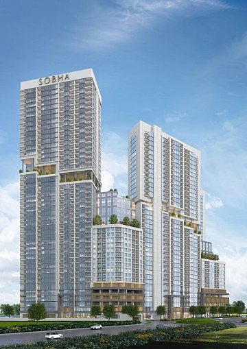 Комфортабельные апартаменты в новом комплексе с бассейном и тренажерным залом Crest Grande от Sobha, Hartland, Дубай, ОАЭ