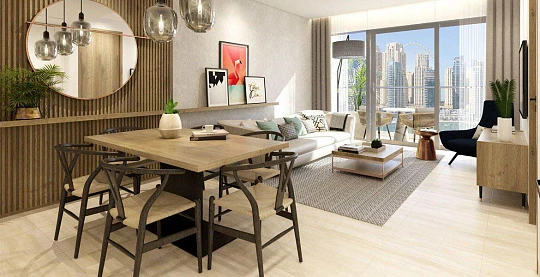 Апартаменты с обслуживанием в высотной резиденции Vida со спа-центром и конференц-залом, Dubai Marina, Дубай, ОАЭ