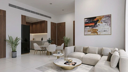 Новая резиденция Albero с бассейном, садом и оздоровительным центром, Liwan, Дубай, ОАЭ