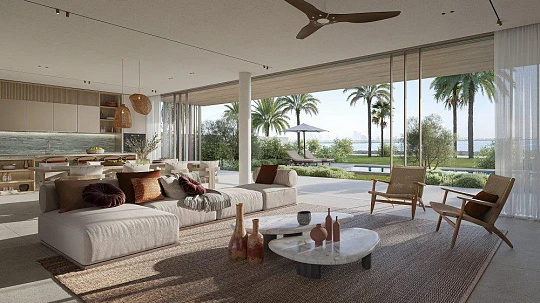 Новый комплекс вилл и таунхаусов у воды Bay Villas с пляжем и причалом для яхт, Dubai Islands, Дубай, ОАЭ