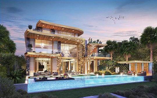 Живописная резиденция Gems Estates рядом с гольф-клубом, район Damac Hills, Дубай, ОАЭ