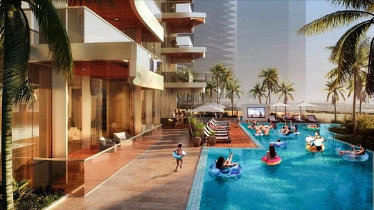 Новая высотная резиденция Elegance Tower с бассейном и спа в центре района Downtown Dubai, ОАЭ