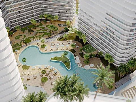 Новые апартаменты под ВНЖ и инвестиции в комплексе с первоклассной инфраструктурой The Central Downtown, район Arjan, Дубай, ОАЭ