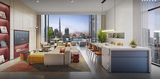 Новая резиденция Rove Home с бассейнами и коворкингом, Downtown Dubai, Дубай, ОАЭ