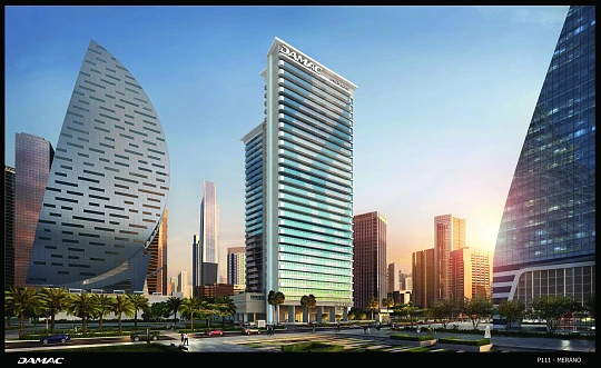Высотная резиденция Merano Tower с круглосуточной охраной рядом с Бурдж Халифа и Джумейра-Бич, район Business Bay, Дубай, ОАЭ