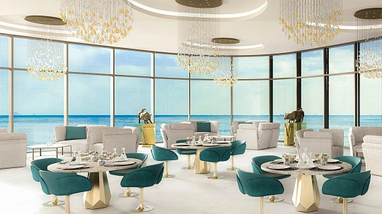 Новая высотная резиденция Oceanz с бассейном, спа-центром и бизнес-центром, Maritime City, Дубай, ОАЭ