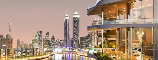 Новая резиденция One Canal с бассейном и спа-центром, Canal Front, Дубай, ОАЭ
