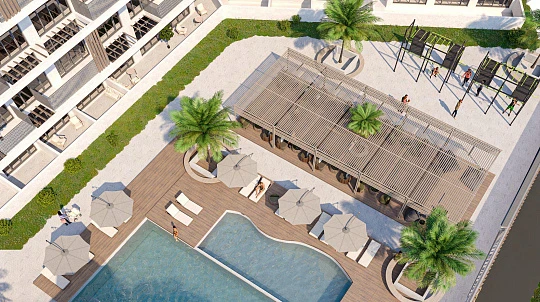 Изысканные апартаменты «под ключ» в жилом комплексе Serene Gardens, Джебель-Али Вилладж, Дубай, ОАЭ