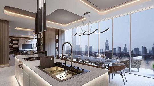 Жилой комплекс Society House с террасой, баром на крыше и четырьмя садами с панорамным видом на центр города, Downtown Dubai, Дубай, ОАЭ
