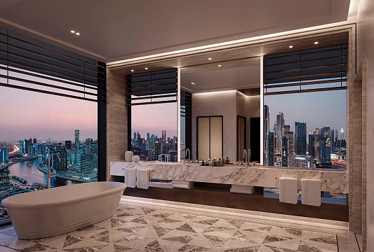 Новый высотный комплекс апартаментов с собственными бассейнами и панорамными видами Vela Viento, Business Bay, Дубай, ОАЭ