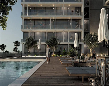 Новая резиденция Amalia с бассейном недалеко от Пальмы Джумейра и центра города, Al Furjan, Дубай, ОАЭ